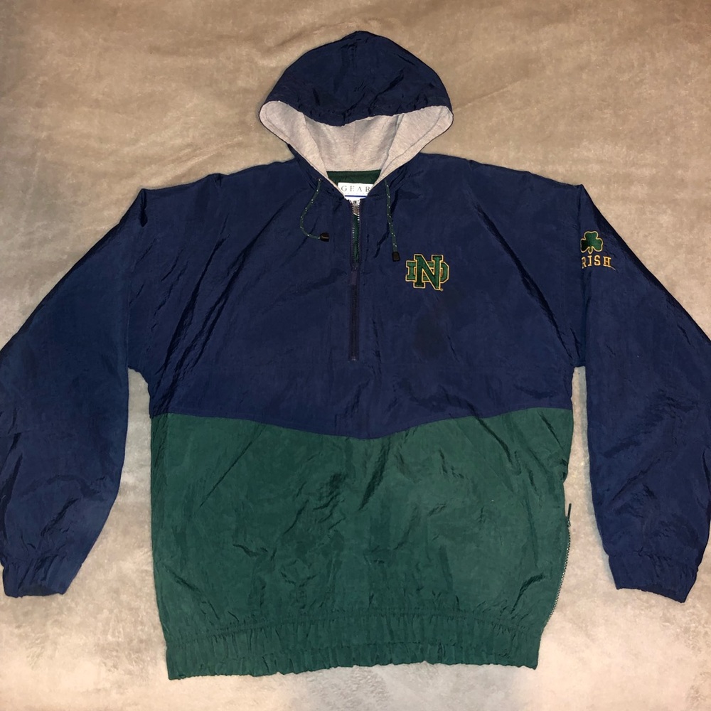 Notes dame puffy windbreaker
